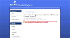 Desktop Screenshot of bookings.jims.net